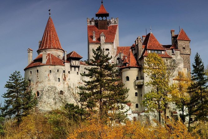 3 Castle:Peles ,Bran,Cantacuzino Tour from Brasov /Hotel pickup - Getting there: hotel pickup, Mercedes V-Class comfort, and Wi-Fi on the road