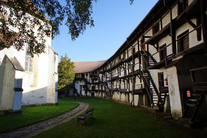 3 Days UNESCO Tour of Transylvania. Private tour from Bucharest - Rupea fortress by the road, plus Saxon Church and Peasant Fortress stops