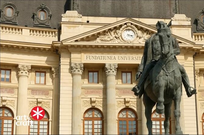 4h Bucharest City Tour - Group Trip Maximum 5 Persons - The Taste of Bucharest - Old Town Walk, Hanul Lui Manuc, Churches, and an Experiential Library