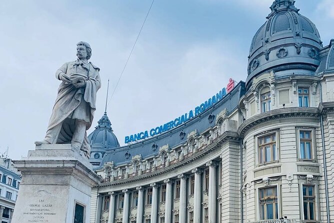 8h Bucharest full-day Tour, Parliament and Top Attraction, Privat - Old Town Lipscani: Your Walkable End-of-Day Reset