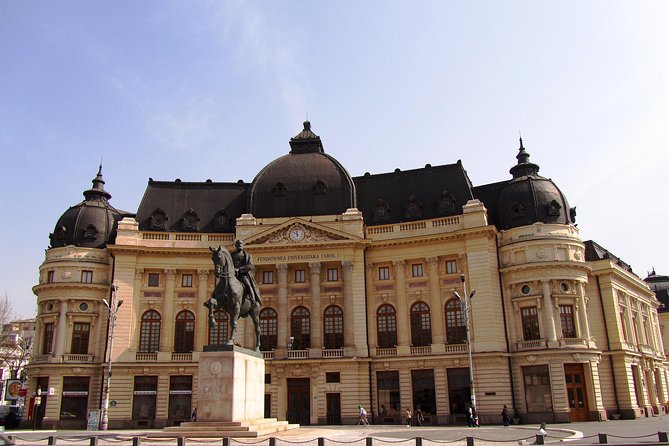 Bicycle Sightseeing in Bucharest - A communism architecture building stop, and how to look at it