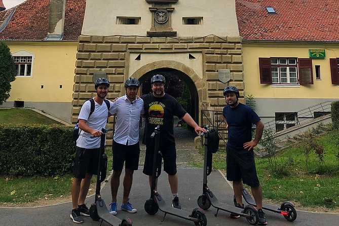 Brasov Old Town Guided Tour With Electric Scooters - Black Church, Turnul Negru, and Turnul Alb: Landmark Sequence That Helps