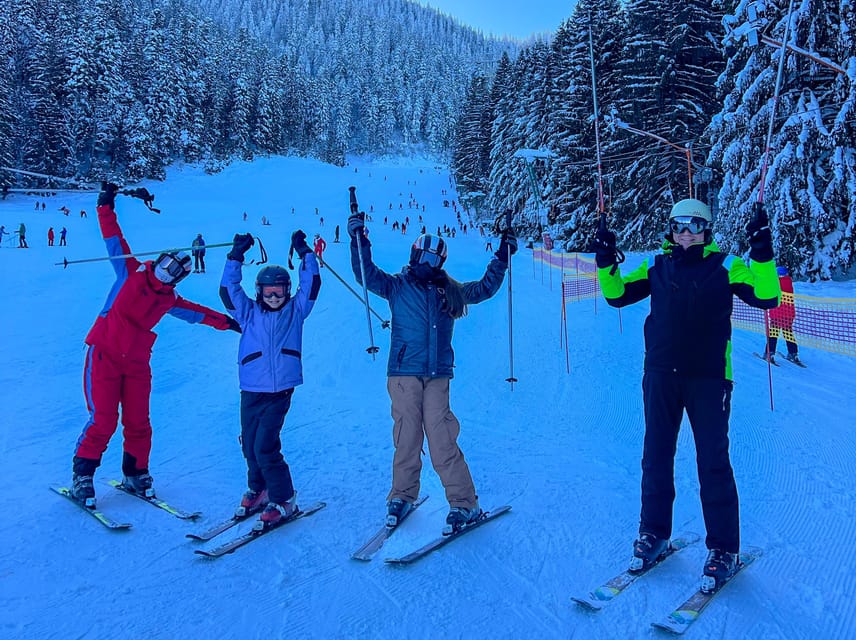 Brasov: Ski Lessons Day Trip For All Ages And Levels - How the 4-hour plan works, from Livada Poștei back again