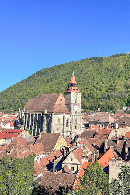 Brasov: Walking Tour of the Old Town & Photo Hotspots - Black and White Towers and the 17th century map that explains the whole city