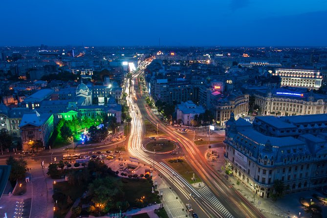 Bucharest City Tour by Night - Bucharest after dark at 8:00 pm, the quick route