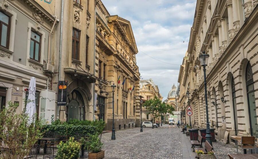 Bucharest Panoramic City Tour & Street Food - Triumph Arch and a Final Big View, Then the Romanian Atheneum