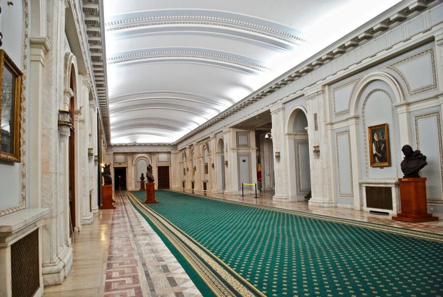 Bucharest: Parliament Palace Skip-the-line Ticket - First level meeting rooms and the ballroom effect