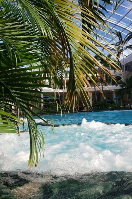 Bucharest: Therme Night Show Ticket with Transfer - Entering Galaxy and Palm: Pools, Jacuzzi, and Steam Bath