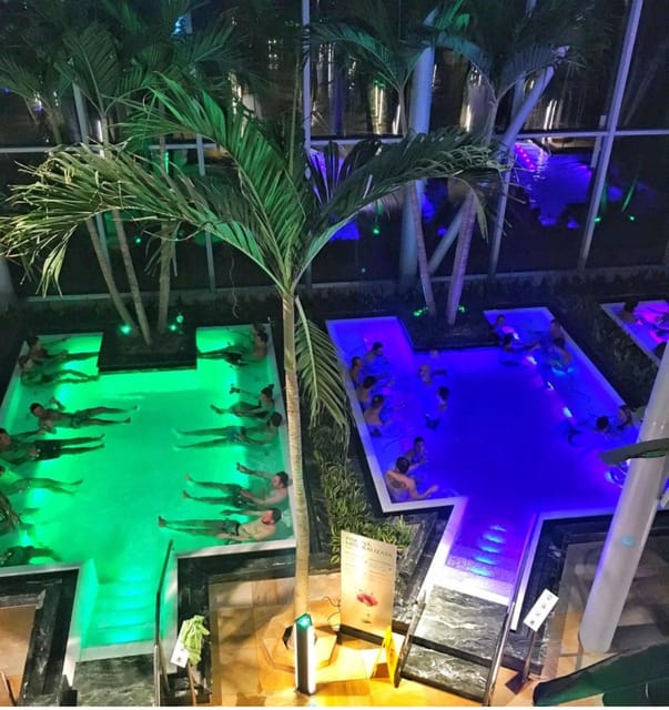 Bucharest: Therme Spa Night Experience with Transfer - Drinks, Food, and the Bracelet Method
