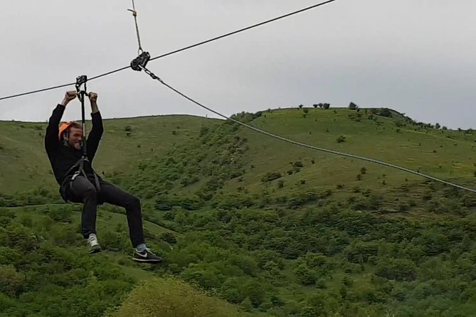 CLUJ ADVENTURE TOUR ! ZIP LINE and HIKE - How the 7-hour schedule plays out from Cluj-Napoca