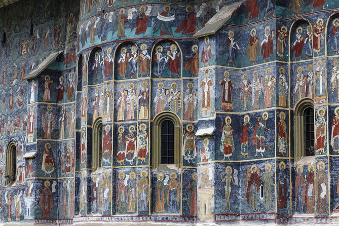 Day trip from Iasi to the UNESCO Painted Monasteries in Bucovina - Voronet Monastery: the color you keep thinking about