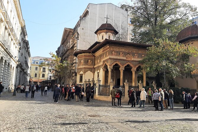 Explore Bucharest Step by Step With A Local Guide - Macca Villacrosse Passage, a small arcade moment in the Old Town