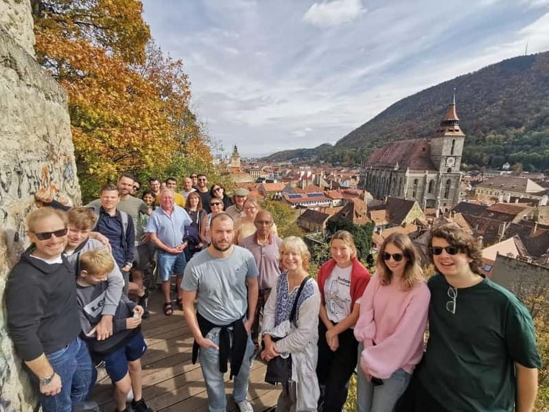 Free walking tour of Brasov in English - Your Two Hours Begin at Piața Sfatului and That Orange Umbrella