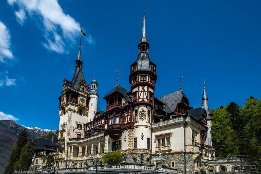 From Bucharest: Brasov Peles & Dracula's Castle Day Tour - Peles Castle in Sinaia, where the royal vibe feels real