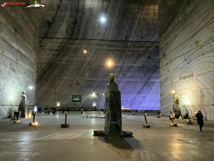 From Bucharest: Private Tour Salina Slanic: Salt Palace - The Salt Lake and underground waterfall, what you should plan to do there
