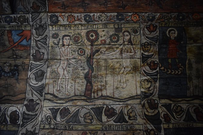 Maramures best, full day tour from Cluj - Desesti Church of the Holy Paraskeva: interior painting worth your time