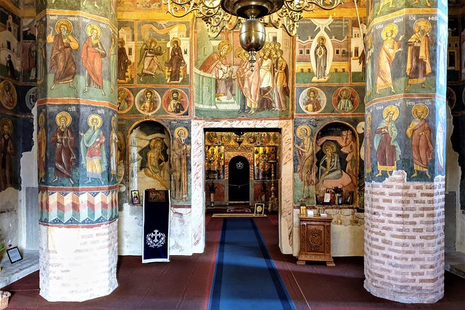 Mystical Monasteries, Dracula's Tomb and Mogosoaia Lake Palace - Private Tour - Snagov Monastery and Dracula’s Tomb: the island setting and the Latin-alphabet twist