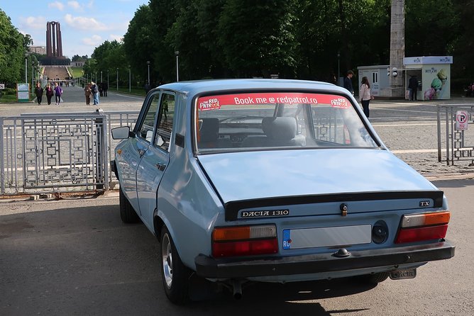 Private-Red Patrol Bucharest Flea Market Tour with a Romanian car - Riding Bucharest in a 1980s Dacia