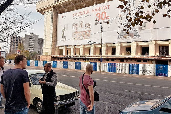 Private -RedPatrol Tour of Bucharest with a Romanian Vintage Car - Communist quarter blocks and early 20th-century residential views