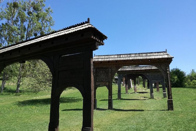 Székely Land countryside and Sighisoara one day trip - Mini Transilvania Park: Szekely Wooden Gates and Orban Balasz