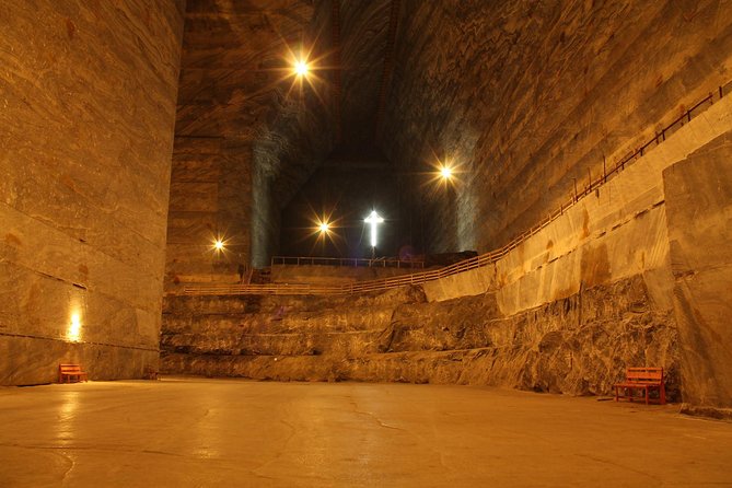 The Salt Mines, The Winery, The Muddy Volcanoes! The Fixers Private Tour - Unirea Salt Mine in Slanic-Prahova: 208 m underground and 54 m halls