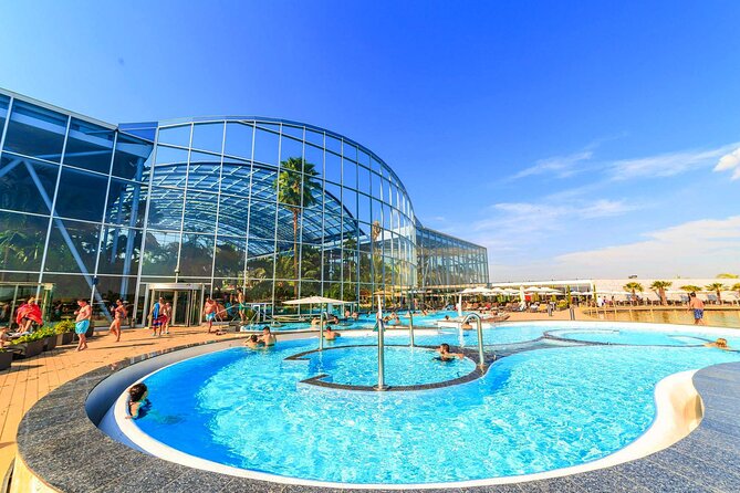 Therme-entrance ticket and transfer pick-up/drop-off Bucharest - What to pack: towels, flip-flops, and the stuff Therme will charge for