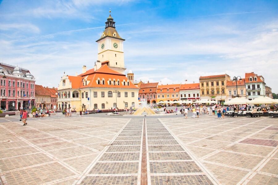 Three Castles in Transylvania Day Trip from Bucharest - Brasov old town walking tour after the castles