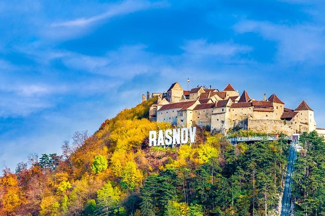 Transylvania Private Castle Day Trip from Bucharest - Rasnov Fortress on a hill: medieval walls and big views